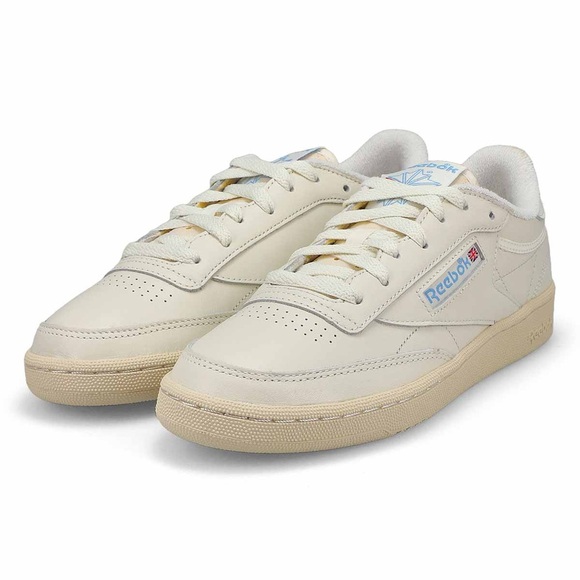 Reebok Shoes - Reebok CLUB C 85 VINTAGE CO Women Leather Sneakers -Chalk/Blue-Size 7.5-NWT